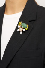 Small brooch - NEROLI - Image 4