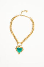 Necklace"Heart sealed" - BREAK MY HEART