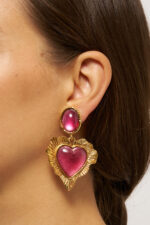 Boucles d'oreilles clips « explosion du coeur » – BREAK MY HEART – Image 6