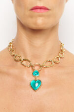 Double-heart necklace- BREAK MY HEART - Image 8