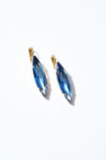 Crystal leverback earrings - COLIBRI - Image 3