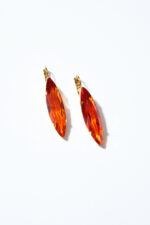 Crystal leverback earrings - COLIBRI - Image 7