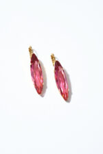 Crystal leverback earrings - COLIBRI - Image 12