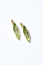 Crystal leverback earrings - COLIBRI - Image 11