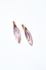 Crystal leverback earrings - COLIBRI - Image 13