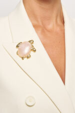 Broche "tortue de nacre" & "tortue de quartz" - CORFOU – Image 4