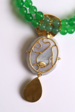 Collier pièce unique - Jade et labradorite – Image 3