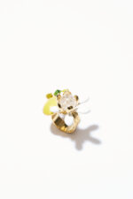 Small "fleur" ring - Bigarade NEROLI