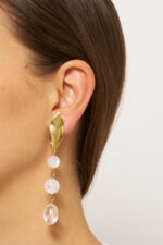 Boucles clips "cascades de perles" - OLYMPE - Image 2