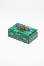 Unique box in Malachite - Unique piece - Image 3