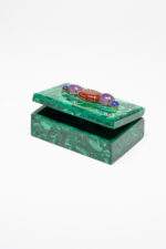 Unique box in Malachite - Unique piece - Image 2