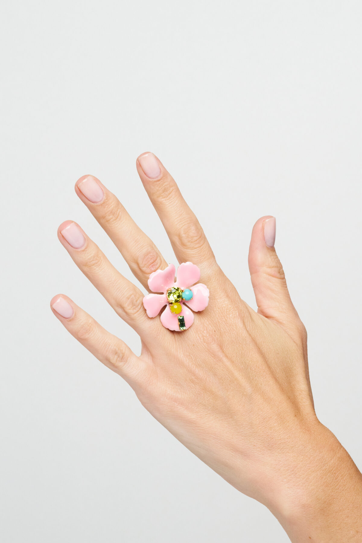 Bague ajustable à fleur - ISCHIA – Image 8