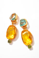 Boucles d'oreilles clips VITRAIL