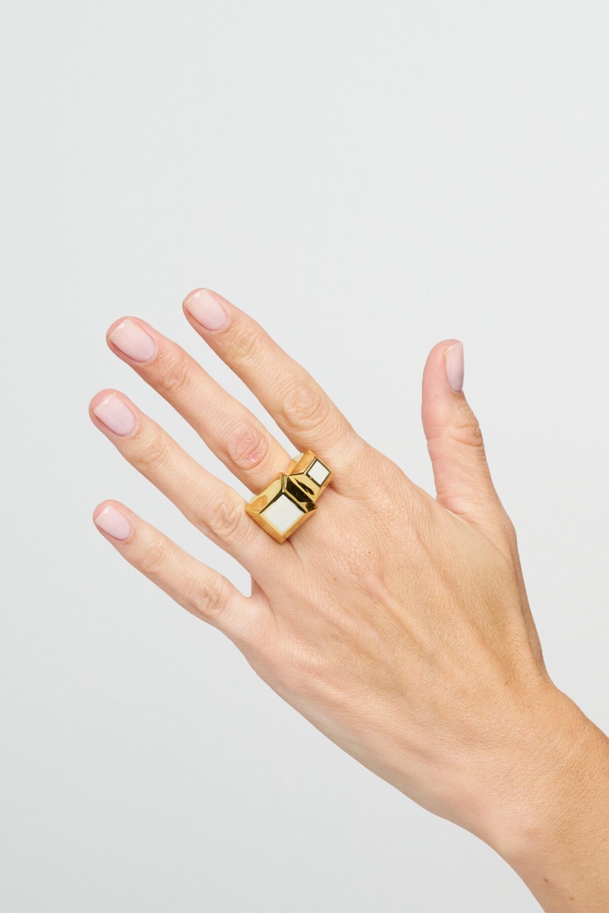 BAGUE DOUBLE MOTIF KEOPS IVO KEOPS