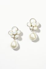 BOUCLE CLIP PERLE CIELO NACRE