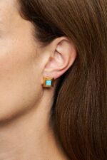 BOUCLE D'OREILLE CLOU KEOPS TURQ KEOPS