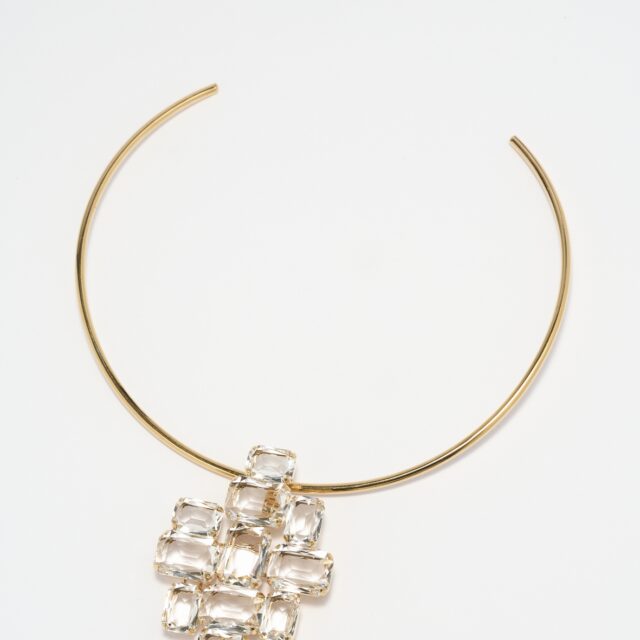 BROCHE TORQUE BALEARES BLEU