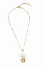 COLLIER PENDENTIF ISCHIA BLANC