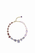 COLLIER SIMPLE BALEARES VIOLET