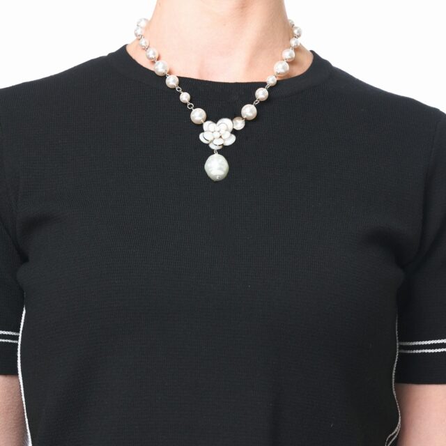 COLLIER SIMPLE CIELO NACRE