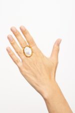 BAGUE A LA TAILLE BLANC