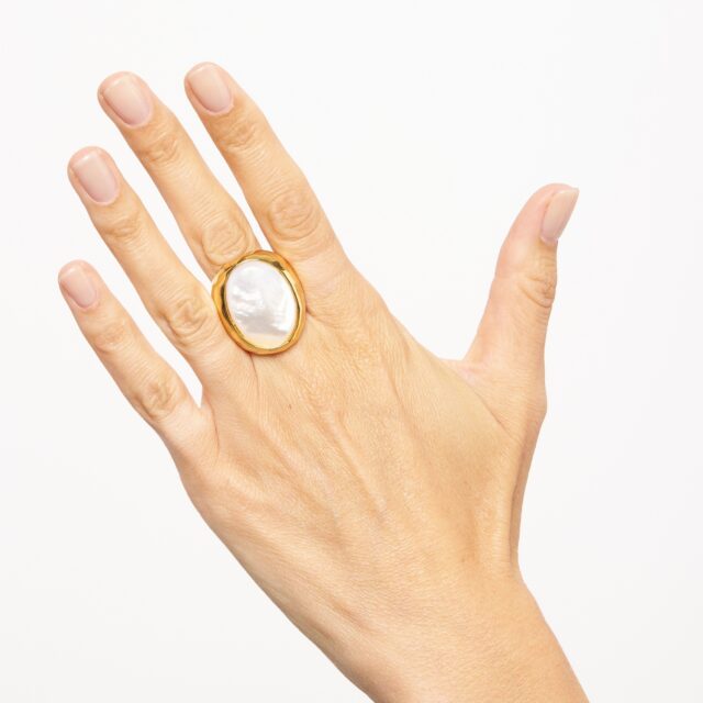 BAGUE A LA TAILLE BLANC