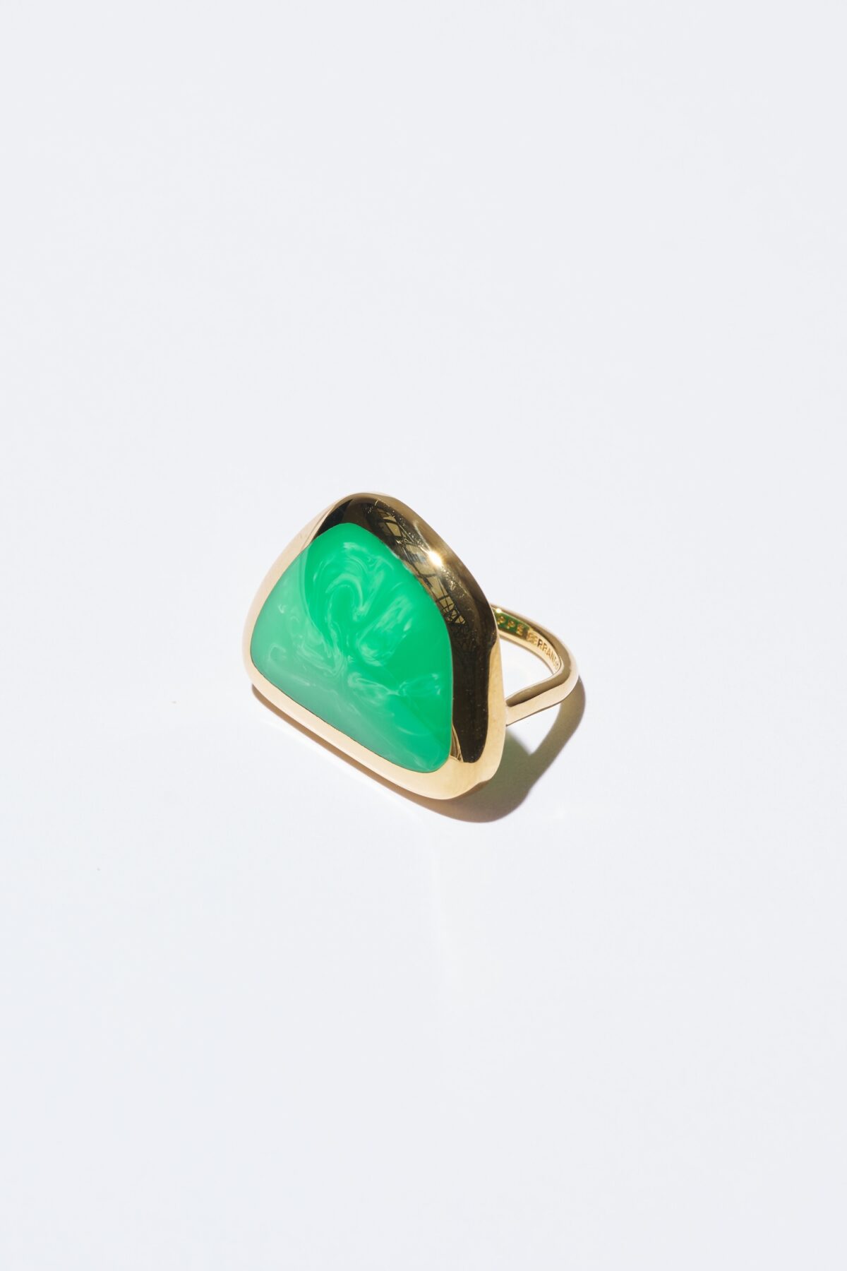 BAGUE A LA TAILLE RIVIERA VERT