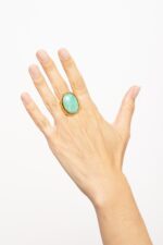 BAGUE A LA TAILLE VERT CLAIR