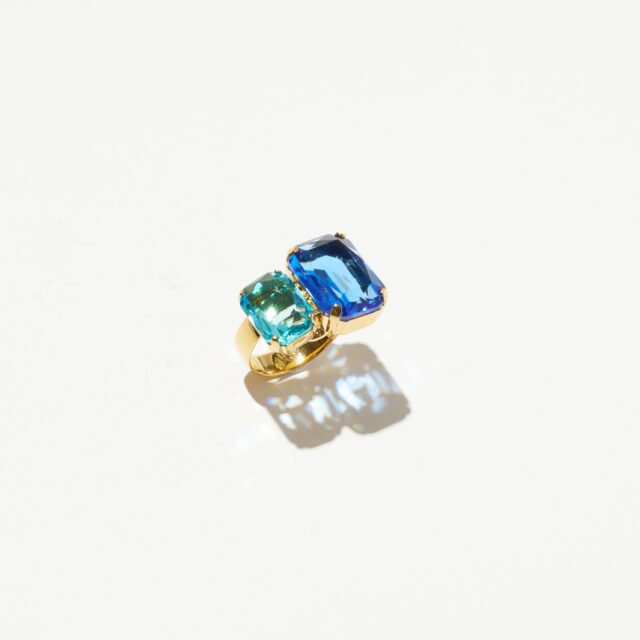 BAGUE AJUSTABLE BLEU