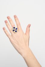 BAGUE AJUSTABLE BLEU