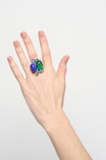 BAGUE AJUSTABLE BLEU