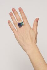 BAGUE AJUSTABLE BLEU