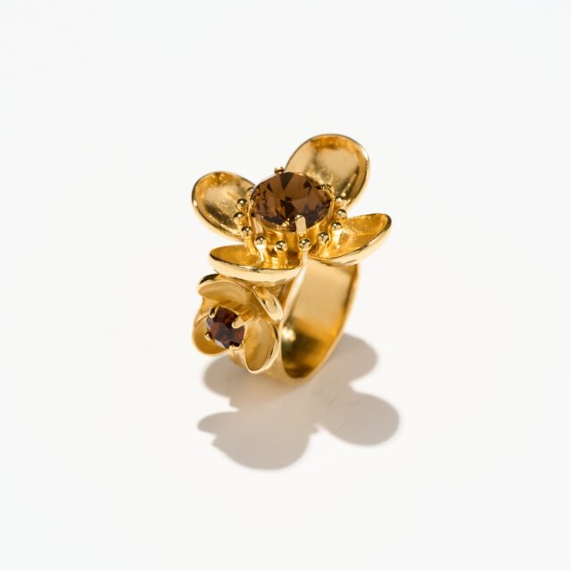 BAGUE AJUSTABLE EUGENIE SMOKEY