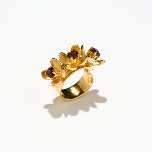 BAGUE AJUSTABLE EUGENIE SMOKEY