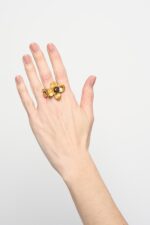 BAGUE AJUSTABLE EUGENIE SMOKEY