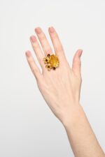 BAGUE AJUSTABLE EUGENIE SMOKEY