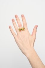 BAGUE AJUSTABLE EUGENIE VERT