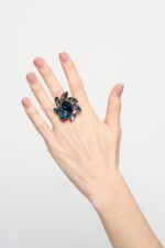 BAGUE AJUSTABLE PARIS BLEU