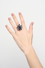 BAGUE AJUSTABLE PARIS VIOLET