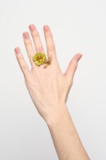 BAGUE AJUSTABLE VERT
