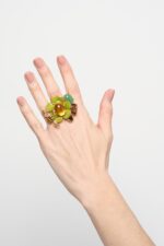 BAGUE AJUSTABLE VERT