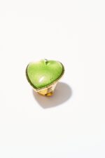 BAGUE BREAK MY HEART PERIDOT