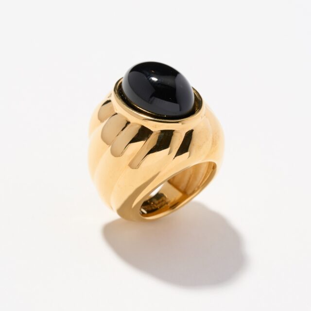 BAGUE COULEUR TWIST NOIR