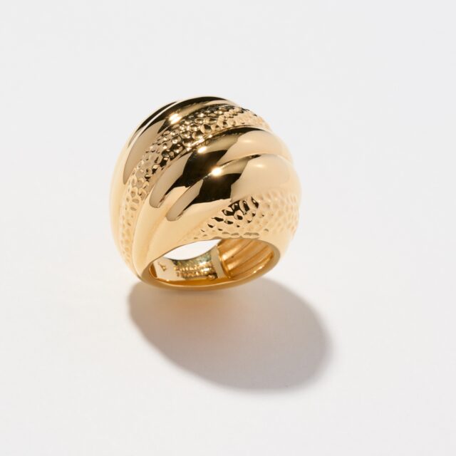 BAGUE DOREE TWIST DOR