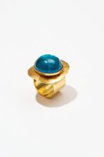 BAGUE ETNA BLEU CLAIR