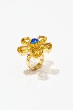BAGUE FLEUR SOFIA JAUNE