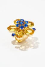 BAGUE FLEUR SOFIA JAUNE