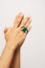 BAGUE PM COLIBRI BLEU
