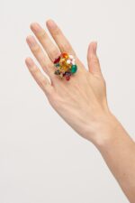 BAGUE PM MEDICIS JAUNE