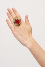 BAGUE SAN MARCO ROUGE
